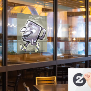 Coffee Window Cling