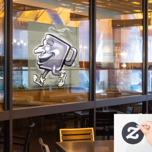 Coffee Window Cling (Restaurant Window)
