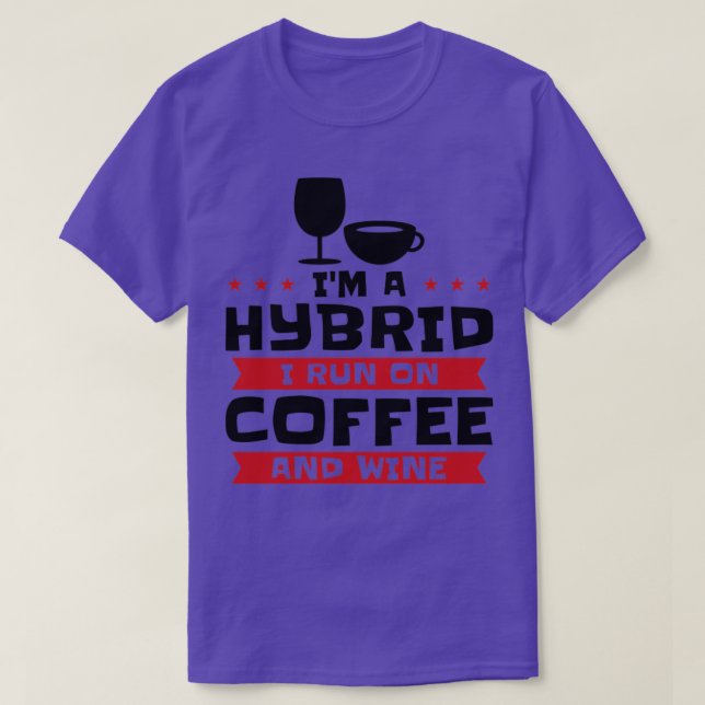 Coffee Wine Hybrid Alcohol Coffee Addict1 T-Shirt (Design Front)