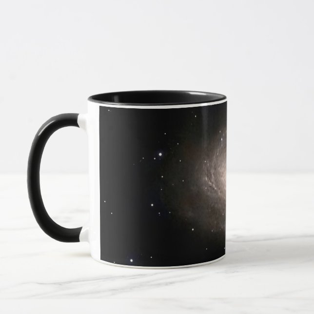 Coffee with a view into the depths of outer space mug (Left)