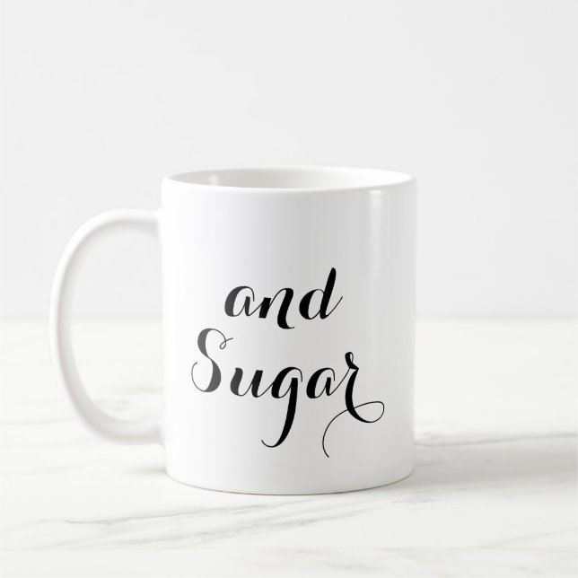 Coffee with Cream and Sugar Mug (Left)