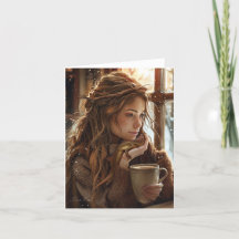 Coffee With Friends Folded Card