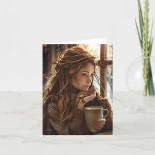 Coffee With Friends Folded Card