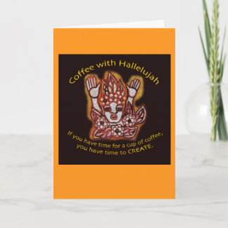 Coffee with Hallelujah Card