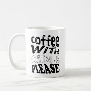 Coffee with oat mug