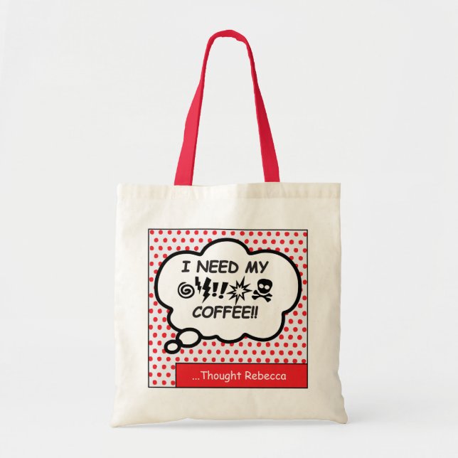 Coffee Withdrawal Tote Bag (Front)
