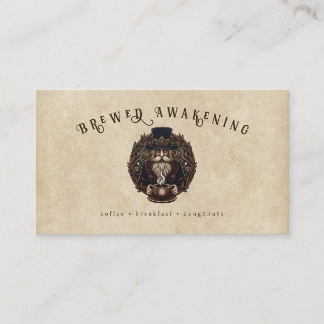 coffee wizard breakfast  business card (Front)