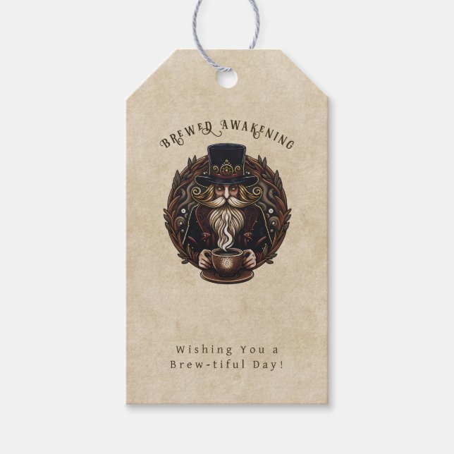 Coffee wizard gift tags (Front)