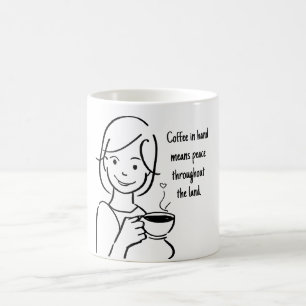 Coffee Woman Coffee Mug