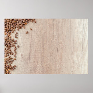 Coffee wood caffeine espresso poster