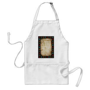 coffee word search standard apron