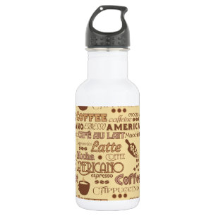 Coffee Words 532 Ml Water Bottle