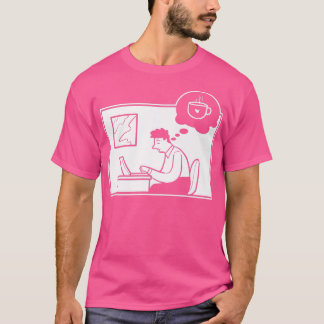 Coffee Work Hard Working Employee T-Shirt