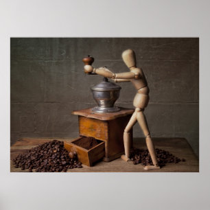 Coffee Worker Poster