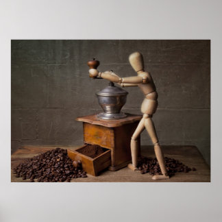 Coffee Worker Poster