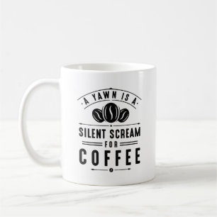 Coffee Yawn Coffee Mug