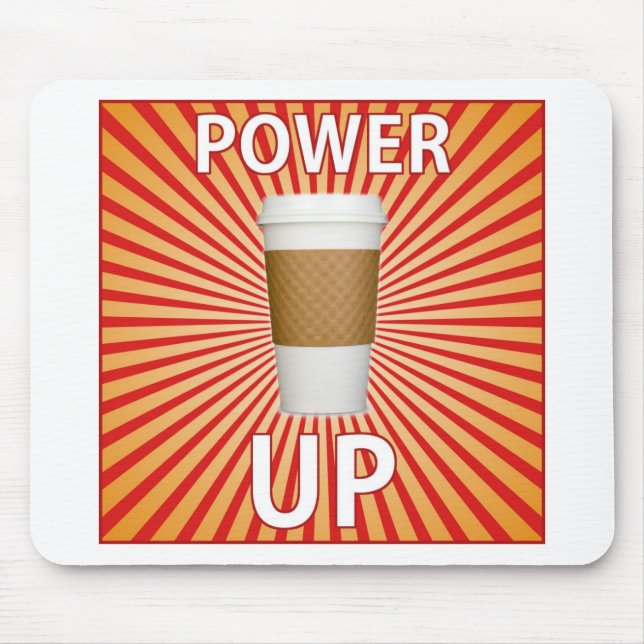Coffee - Your Super Power! Mouse Mat (Front)