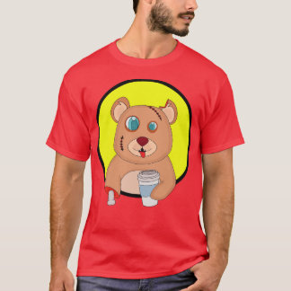 Coffee Zombie Bear 5 T-Shirt