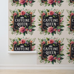 Coffeecore Feature Wallpaper Caffeine Queen Sticky