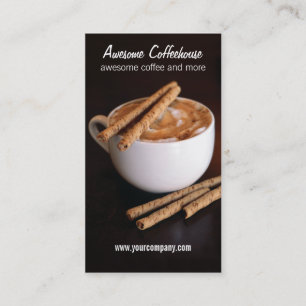 coffeehouse business card