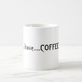 Coffeelover's slogan magic mug
