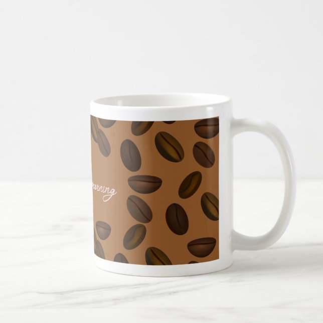 coffee's beans design mug (Right)