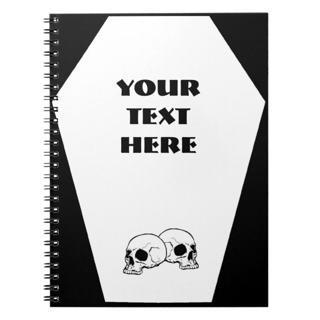 Coffin (Black) Notebook (Front)