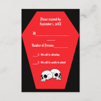 Coffin Ebony III (Ruby) RSVP Card - LND