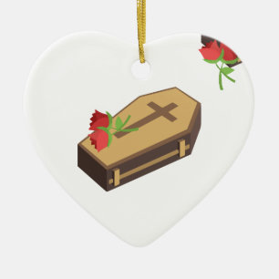 coffin emojis ceramic tree decoration