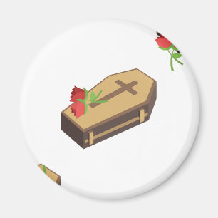 coffin emojis magnet