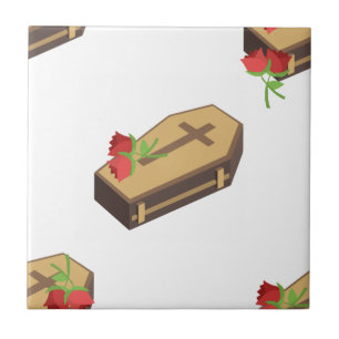 coffin emojis tile