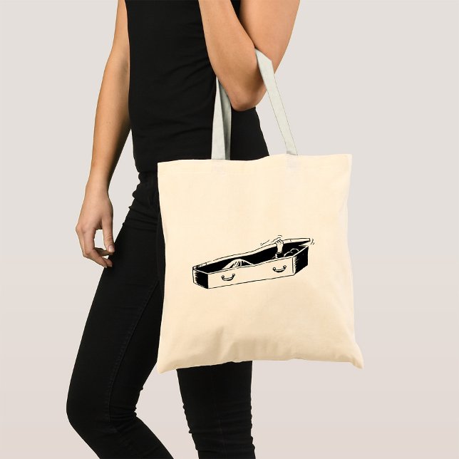 Coffin Opening Tote Bag (Creator Uploaded)