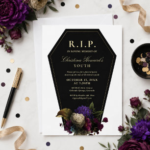 Coffin Party RIP Youth Invitation
