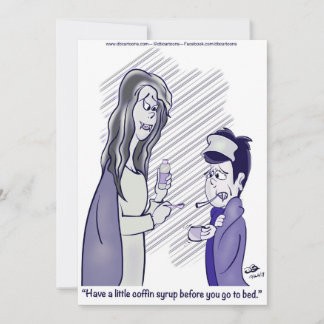 Coffin Syrup Thank You Card