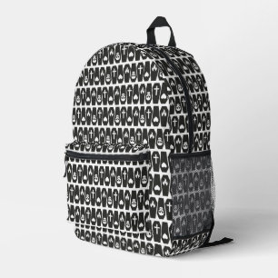 Coffins Printed Backpack