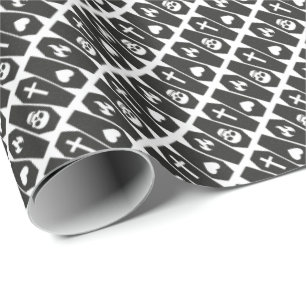 Coffins wrapping paper
