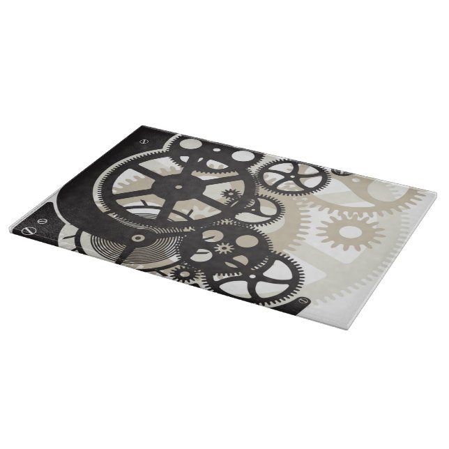 Cog wheels work cutting board (Corner)