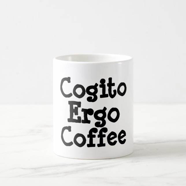 Cogito Ergo Coffee Mug (Center)
