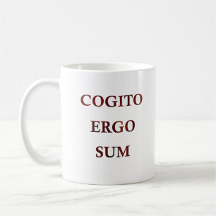 Cogito ergo sum coffee mug