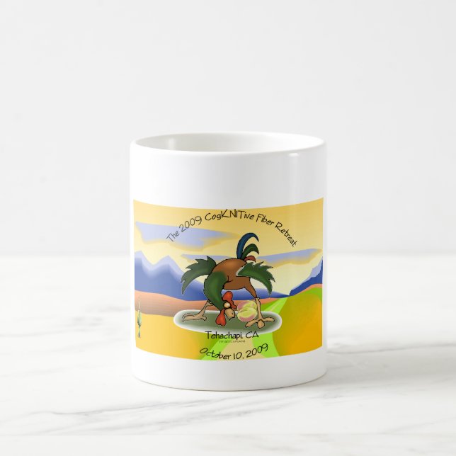 CogKnitive FIber Retreat 2009 Coffee Mug (Center)