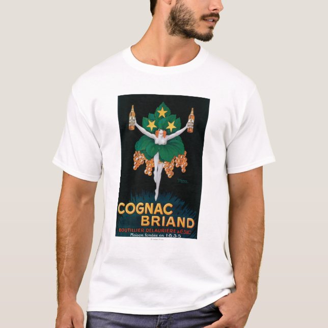 Cognac Briand Promotional Poster T-Shirt (Front)