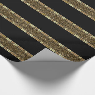 Cognac Craft Baroque Beauty Glossy Wrapping Paper