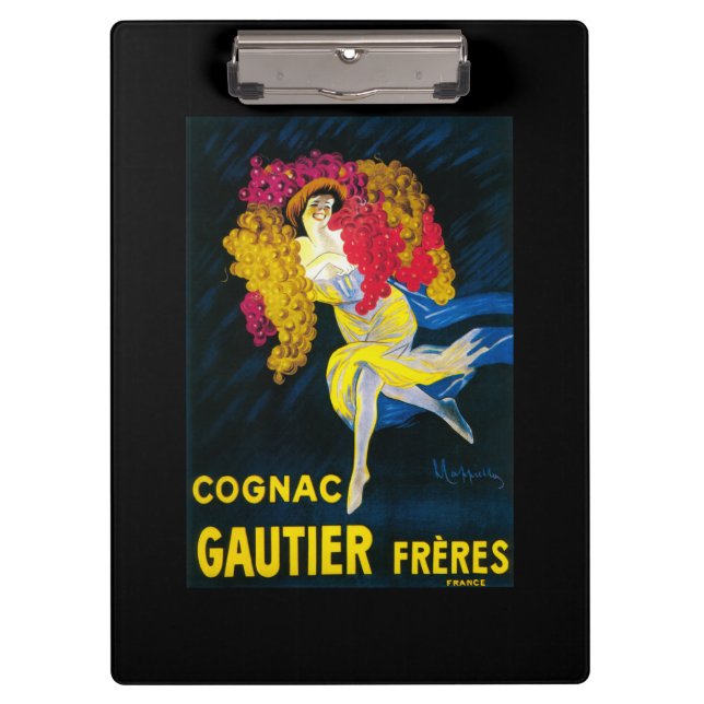 Cognac Gautier Promotional PosterFrance Clipboard (Front)