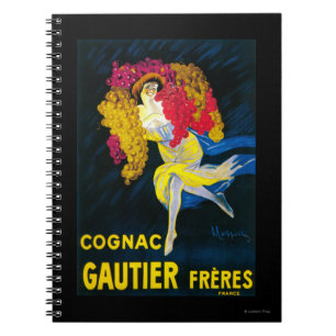 Cognac Gautier Promotional PosterFrance Notebook