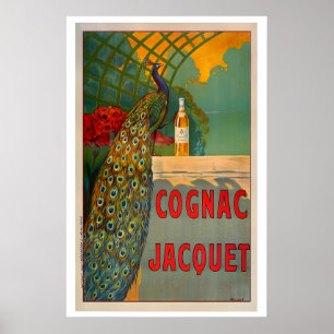 Cognac Jacquet Vintage Food&Drink Poster