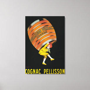 Cognac Pellisson Promotional PosterFrance Canvas Print