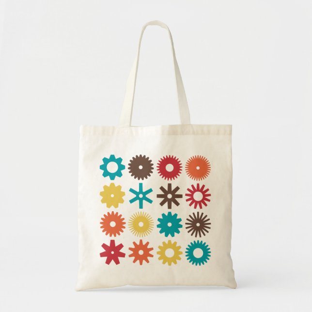 Cogs - Colors 02 Tote Bag (Front)
