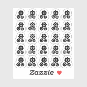 Cogs Gears Steampunk Mechanical Icon Bujo Planner