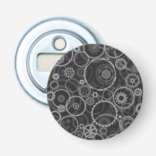 Cogwheels pattern bottle opener