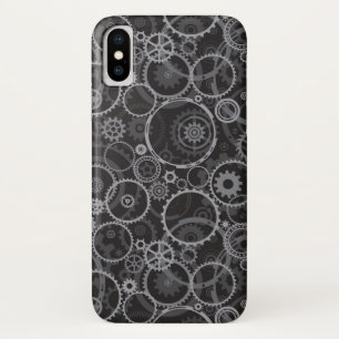 Cogwheels pattern iPhone x case